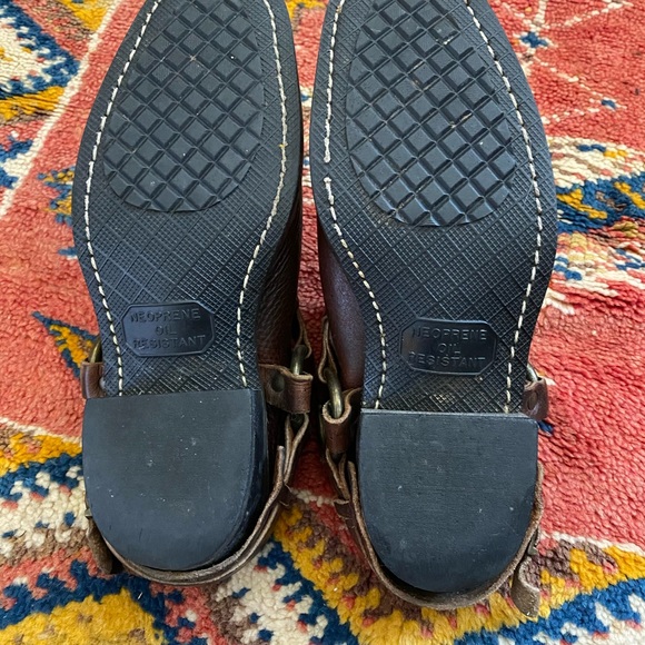 Vintage Frye Belted Harness Mules - Picture 3 of 3